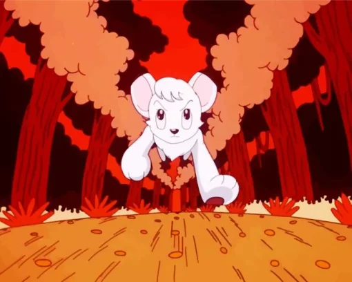 Kimba The White Lion Diamond Painting