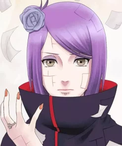 Konan Akatsuki Diamond Painting