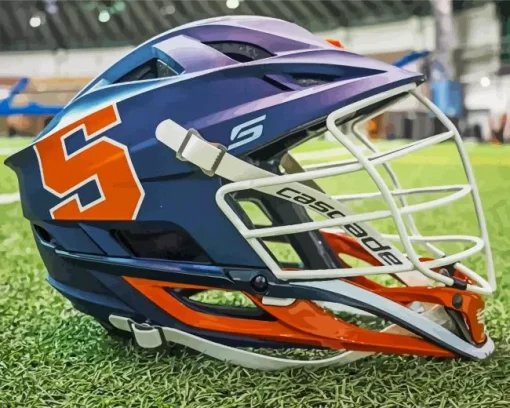 Lacrosse Helmet Diamond Painting