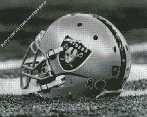 Las Vegas Raiders Helmet Diamond Painting