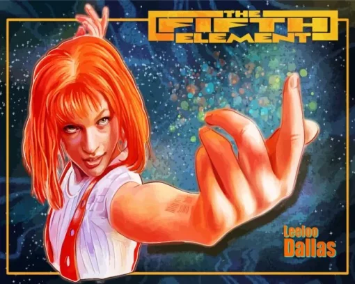 Leeloo The Fifth Element Diamond Painting