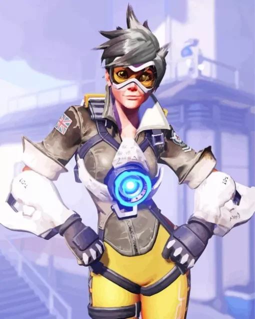 Lena Oxton Overwatch Diamond Painting