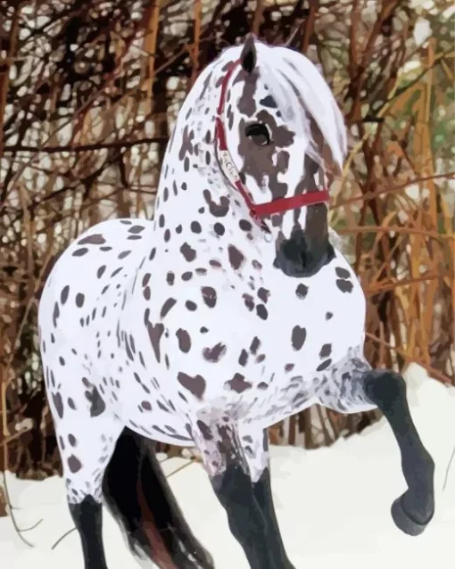 Leopard Horse Diamond Painting