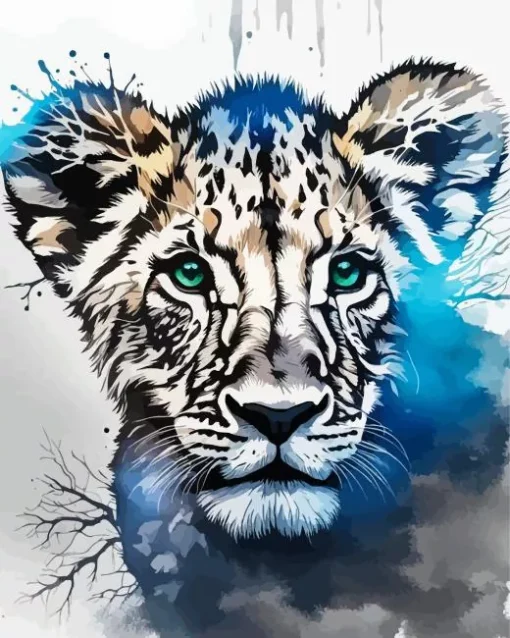 Lion Cub Art Diamond Painting