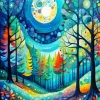 Magical Forest Art Diamond Painting