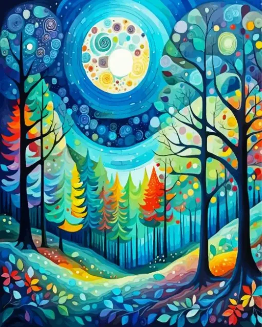 Magical Forest Art Diamond Painting