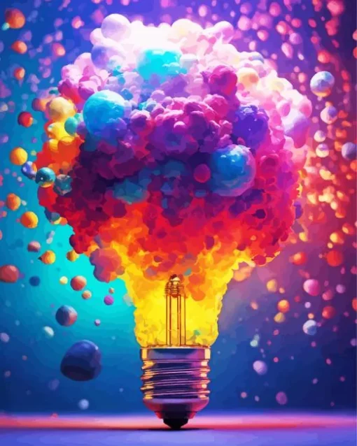 Magical Light Bulb Diamond Painting