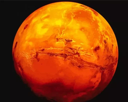 Mars Planet Diamond Painting