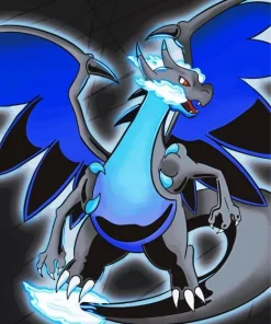 Mega Charizard X Diamond Painting