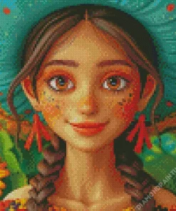 Mexican Girl Diamond Painting
