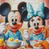 Mickey And Minnie Morning Diamond Painting