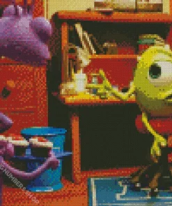 Mike Wazowski Diamond Painting