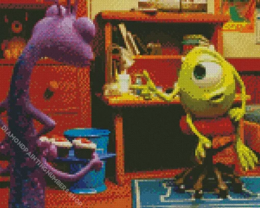 Mike Wazowski Diamond Painting