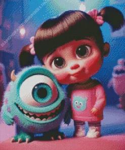 Monster University Boo Diamond Painting