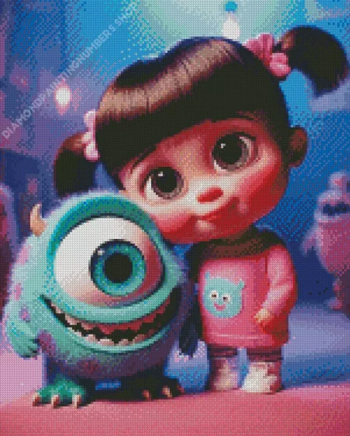 Monster University Boo Diamond Painting