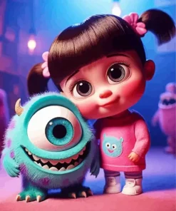 Monster University Boo Diamond Painting