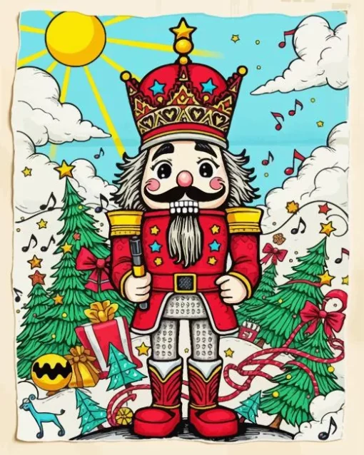 Nutcracker Art Diamond Painting