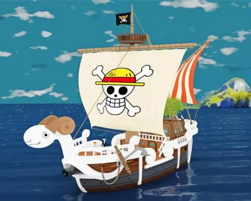 One Piece Ship Diamond Painting