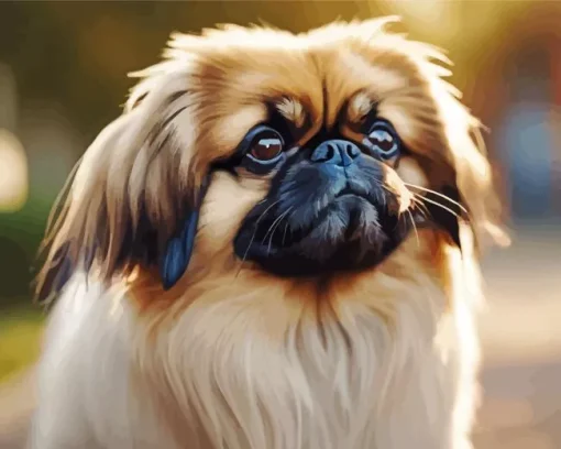 Pekingese Dog Diamond Painting