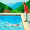 Portrait Of An Artist By David Hockney Diamond Painting