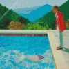 Portrait Of An Artist By David Hockney Diamond Painting