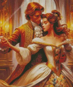 Prince And Princess Dancing Diamond Painting