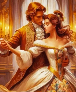 Prince And Princess Dancing Diamond Painting