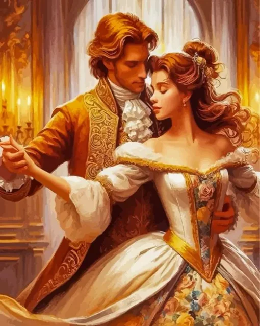 Prince And Princess Dancing Diamond Painting