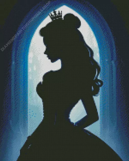 Princess Silhouette Art Diamond Painting