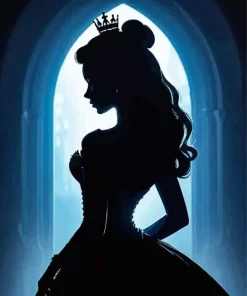 Princess Silhouette Art Diamond Painting