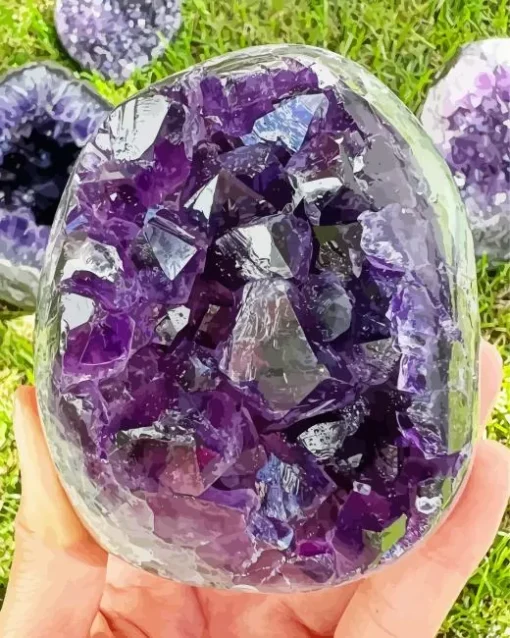 Purple Geode Rock Diamond Painting