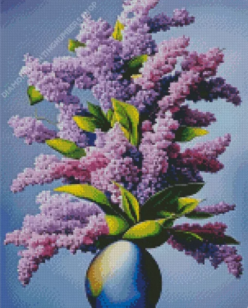 Purple Lilac Diamond Painting