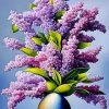 Purple Lilac Diamond Painting