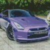 Purple Nissan GTR Diamond Painting