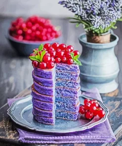 Purple Pancakes Diamond Painting