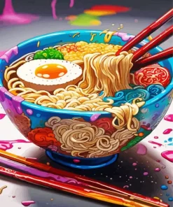 Ramen Bowl Diamond Painting