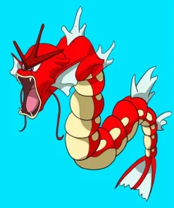 Red Gyarados Diamond Painting