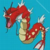 Red Gyarados Diamond Painting