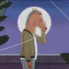 Sad Bojack Diamond Painting