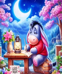 Sad Eeyore Art Diamond Painting