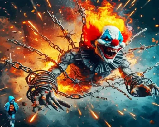 Scary Clown Diamond Painting