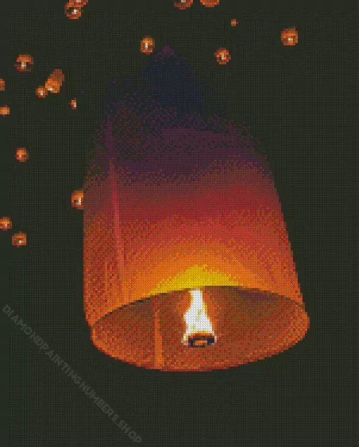 Sky Lanterns Diamond Painting