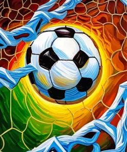Soccer Ball Diamond Painting