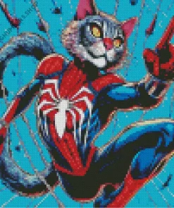 Spider Cat Diamond Painting