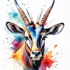 Splash Oryx Diamond Painting