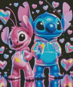 Stitch And Angel Diamond Painting