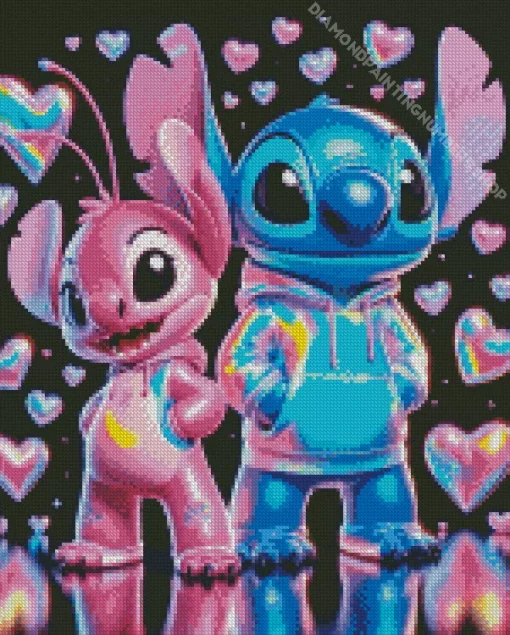 Stitch And Angel Diamond Painting