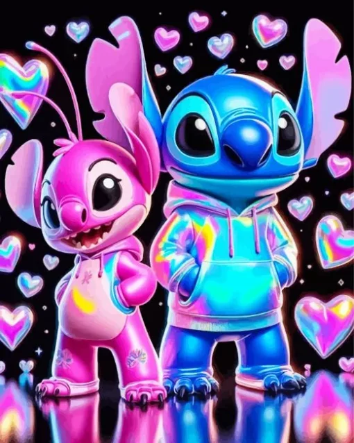 Stitch And Angel Diamond Painting