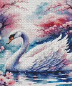 Swan Art Diamond Painting