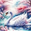 Swan Art Diamond Painting